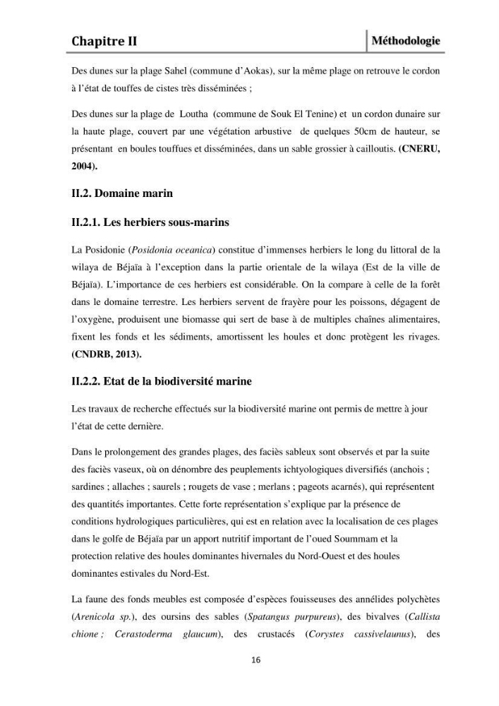 Evaluation de l\'état de mise en oeuvre de la loi 02-02 du 5 février 2002 relative à la protection et à la valorisation littorale dans la wilaya de Bejaia
