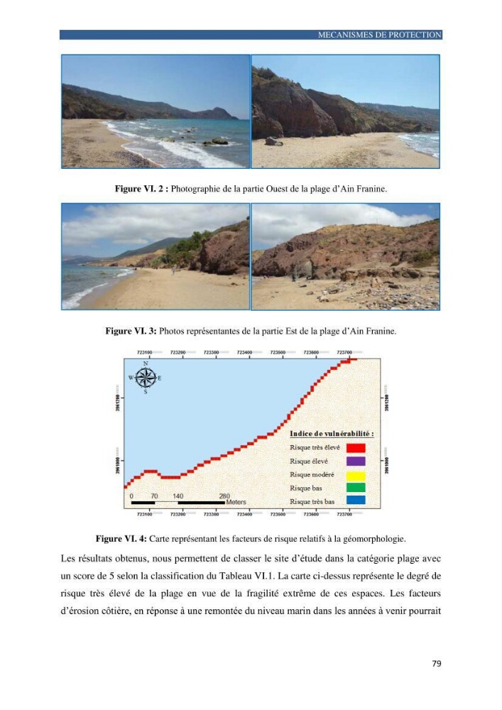 Contribution a la connaissance de la morphologie et de la dynamique sedimentaire de la côte Ouest d\'Algerie,plage d\'Ain Franine, Oran