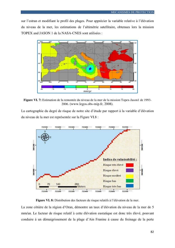Contribution a la connaissance de la morphologie et de la dynamique sedimentaire de la côte Ouest d\'Algerie,plage d\'Ain Franine, Oran