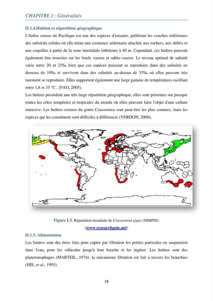 La conchyliculture Production et Elevage