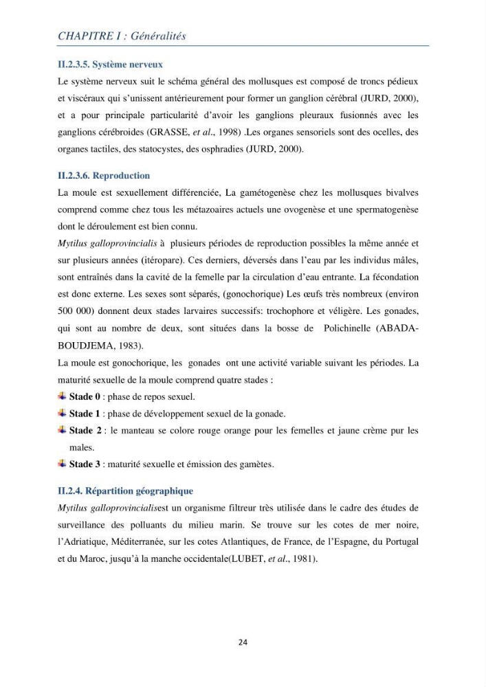 La conchyliculture Production et Elevage
