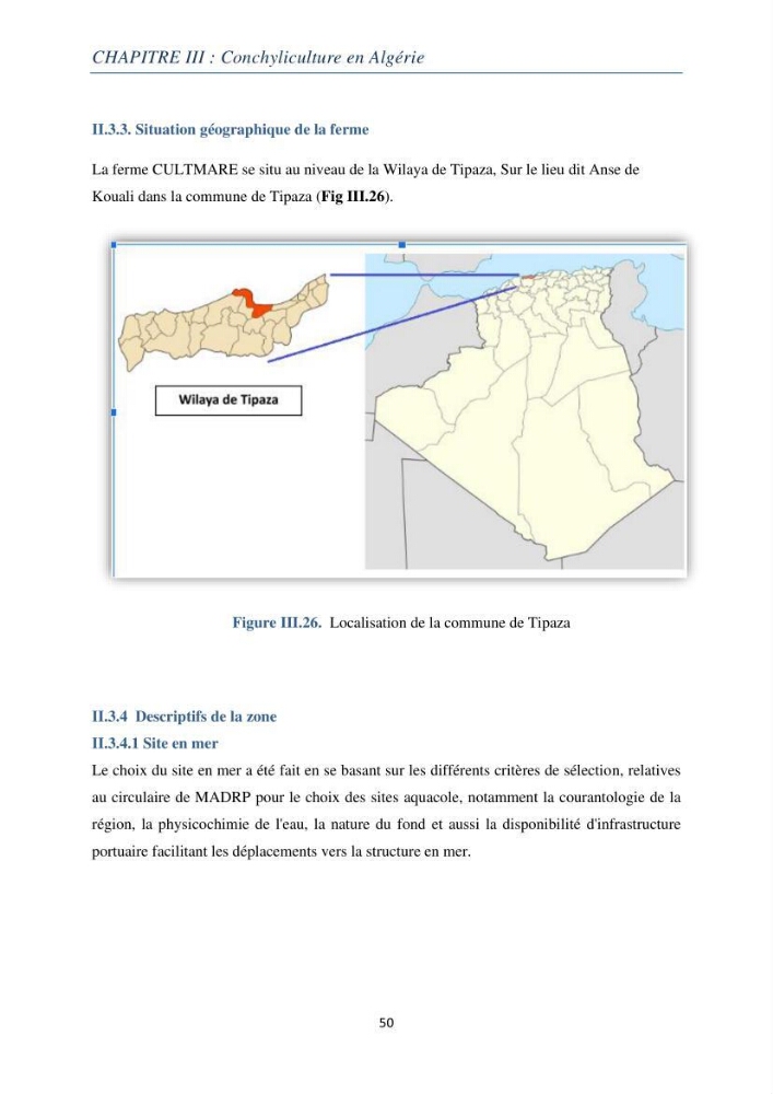 La conchyliculture Production et Elevage