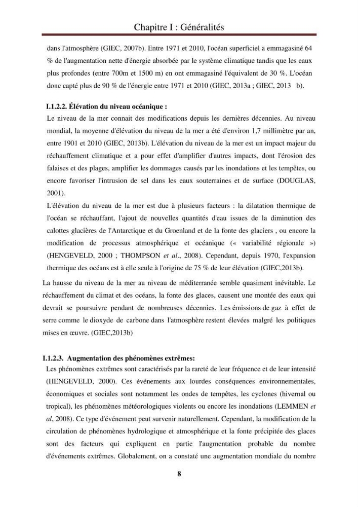 Calcul de l\'indice de vulnérabilité côtière de la baie d\'El Djamila