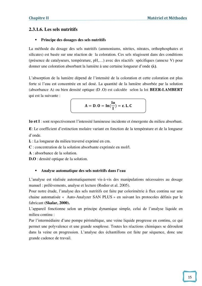 Contribution à l\'étude des paramètres physcio-chimiques et bactériologiques des eaux du port d\'Alger
