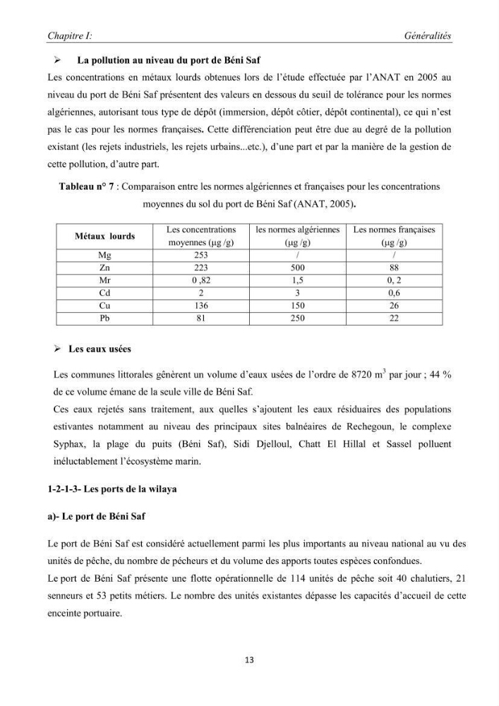 Caractérisation de l\'aquaculture marine au niveau de la côte ouest Algérienne: état actuel et perspectives de développement