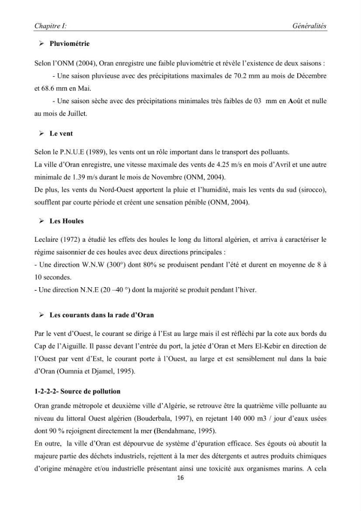 Caractérisation de l\'aquaculture marine au niveau de la côte ouest Algérienne: état actuel et perspectives de développement