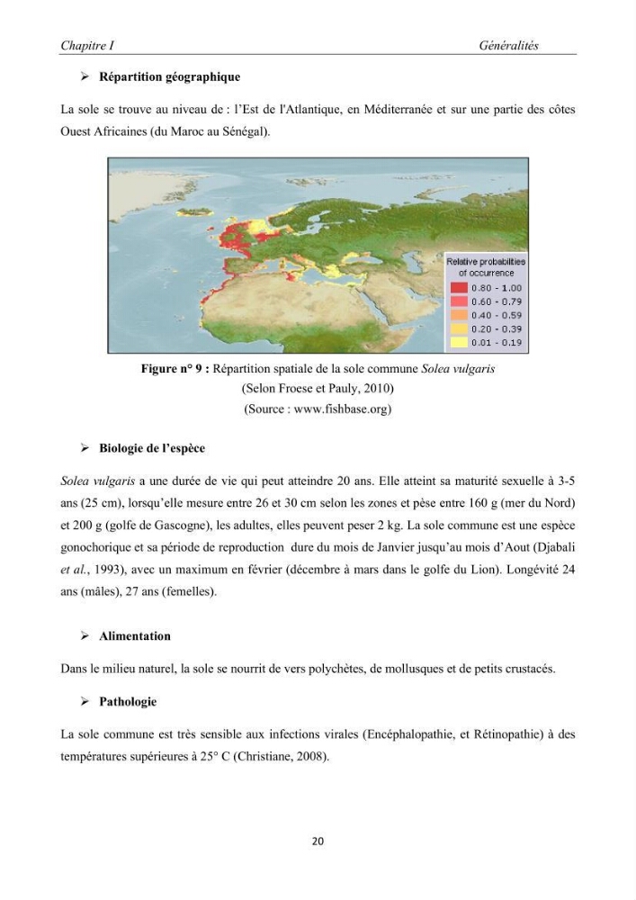 Caractérisation de l\'aquaculture marine au niveau de la côte ouest Algérienne: état actuel et perspectives de développement