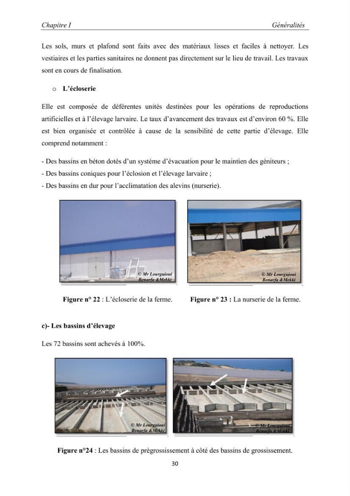 Caractérisation de l\'aquaculture marine au niveau de la côte ouest Algérienne: état actuel et perspectives de développement