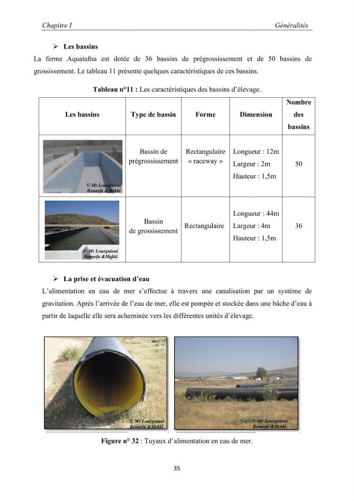 Caractérisation de l\'aquaculture marine au niveau de la côte ouest Algérienne: état actuel et perspectives de développement