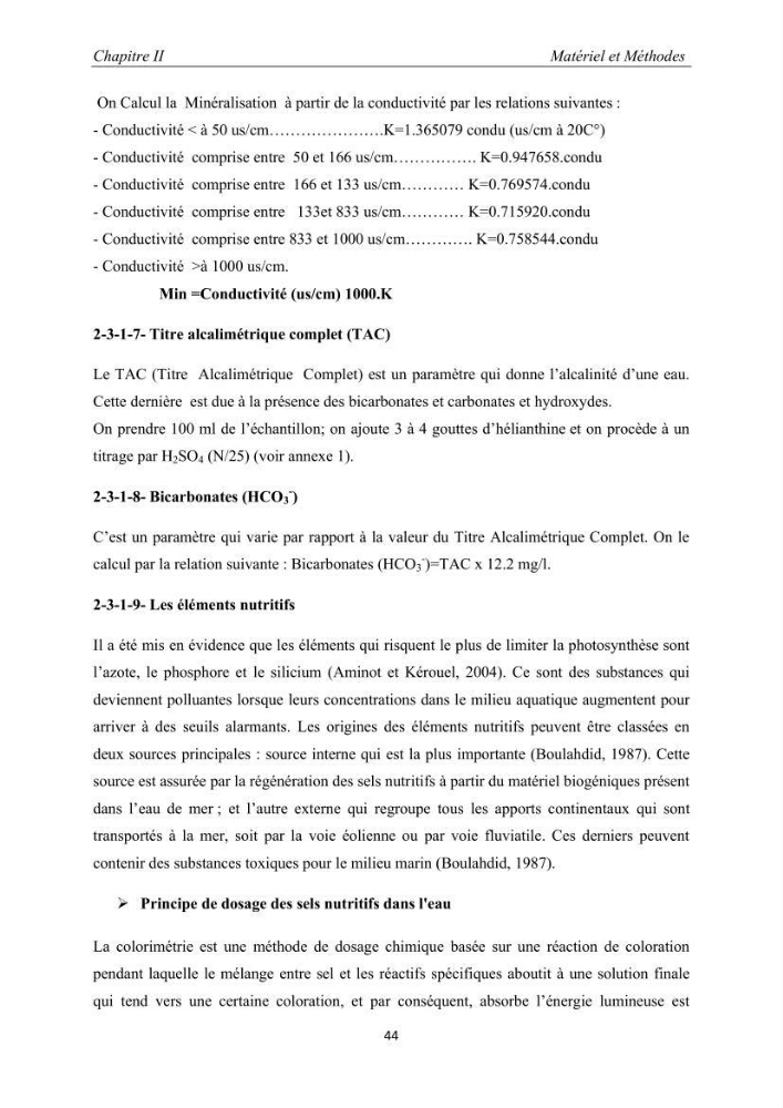 Caractérisation de l\'aquaculture marine au niveau de la côte ouest Algérienne: état actuel et perspectives de développement