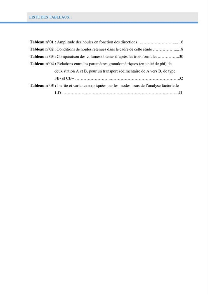 Analyse statistique de l\'evolution morphodynamique des plages ( plage de boumerdès Ouest)