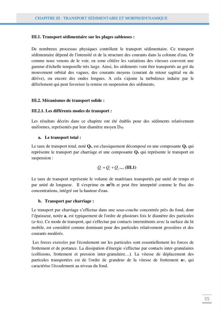 Analyse statistique de l\'evolution morphodynamique des plages ( plage de boumerdès Ouest)