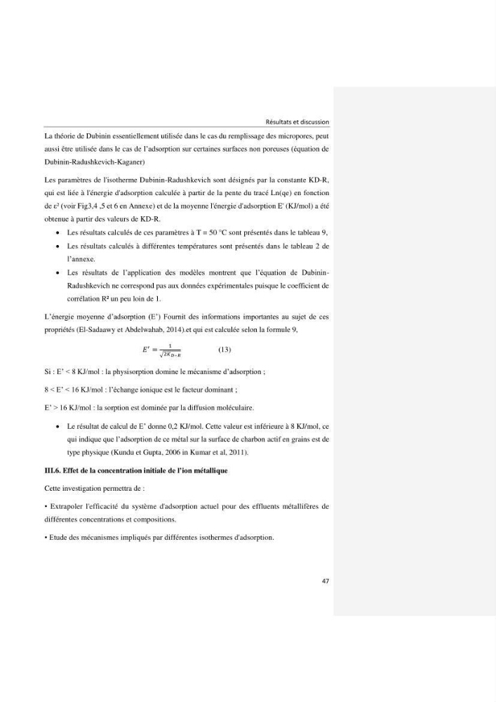 Dépollution d’une eau contaminée par les ions chrome à partir de charbon actif en grains