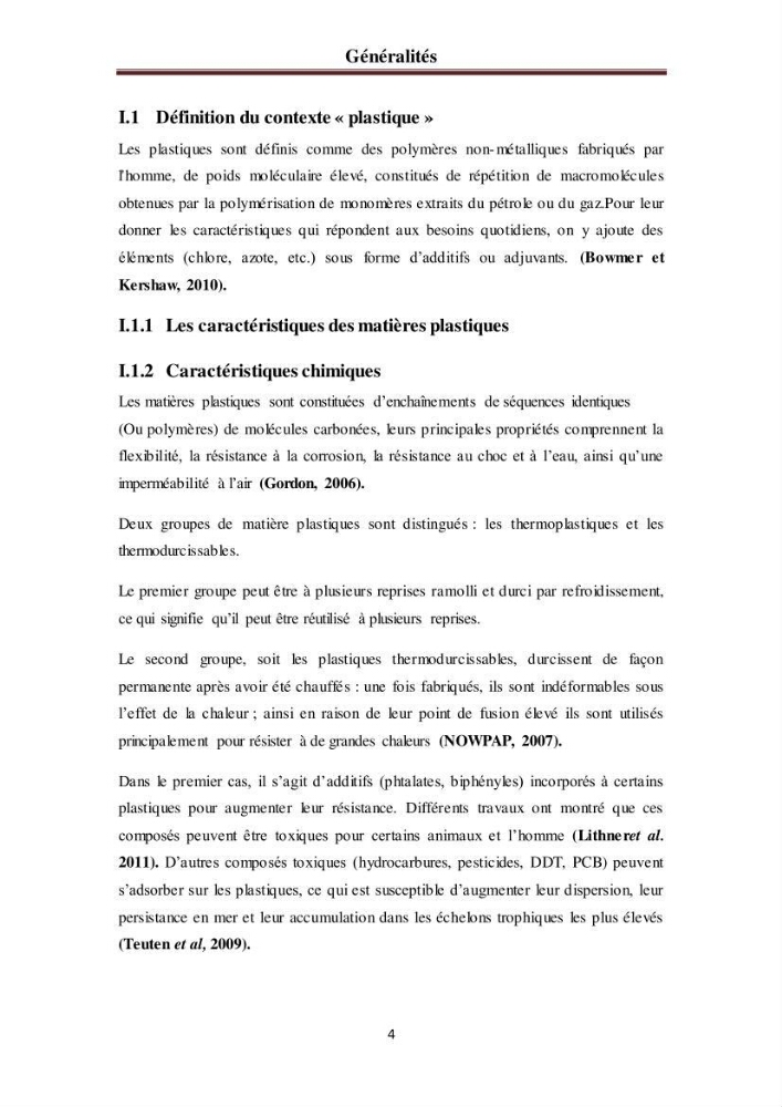Evaluation quantitative des microplastiques dans la baie de Bou-Ismail