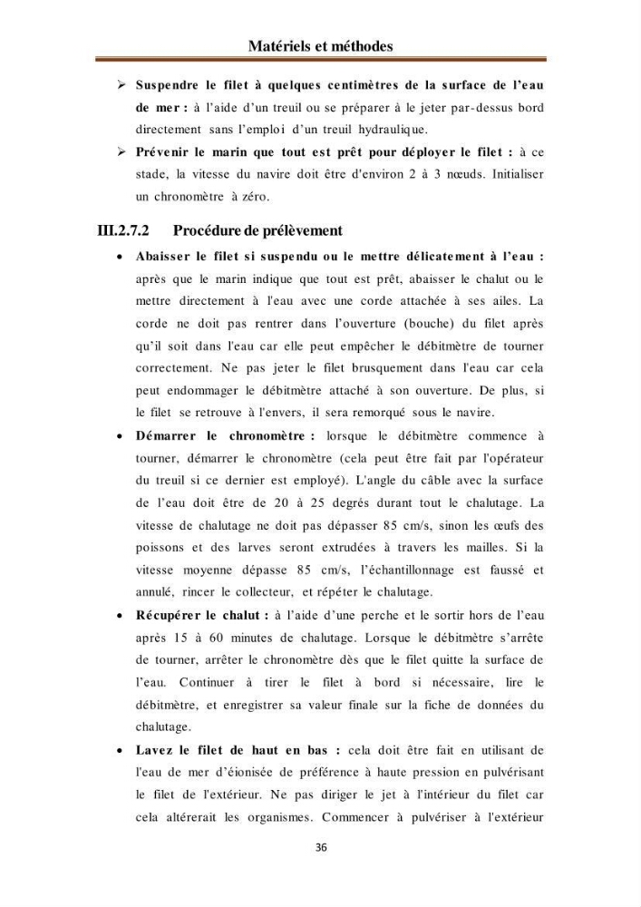 Evaluation quantitative des microplastiques dans la baie de Bou-Ismail