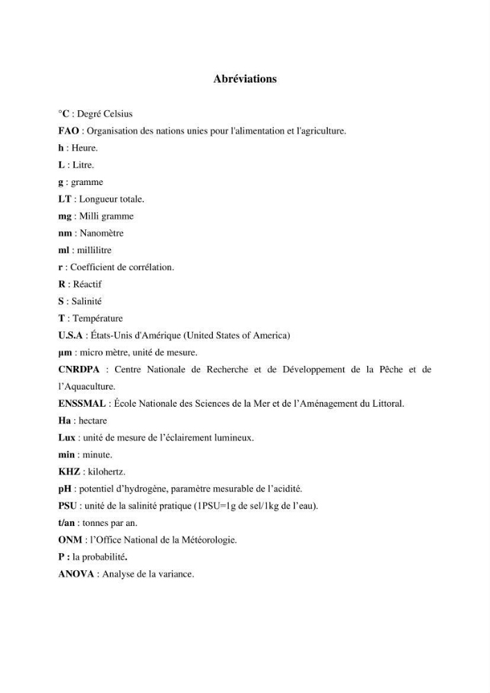 Culture des proies vivantes valorisation d\'une souche d\'artémia