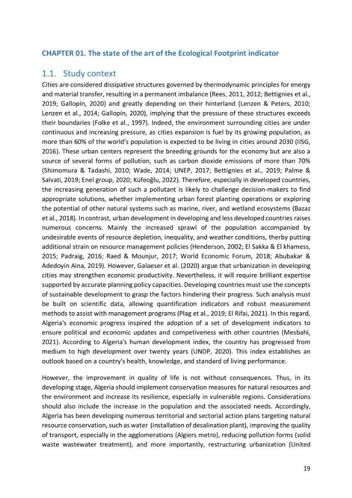 Algerian coastal and marine ecological footprint assessment: feasibility and constraints