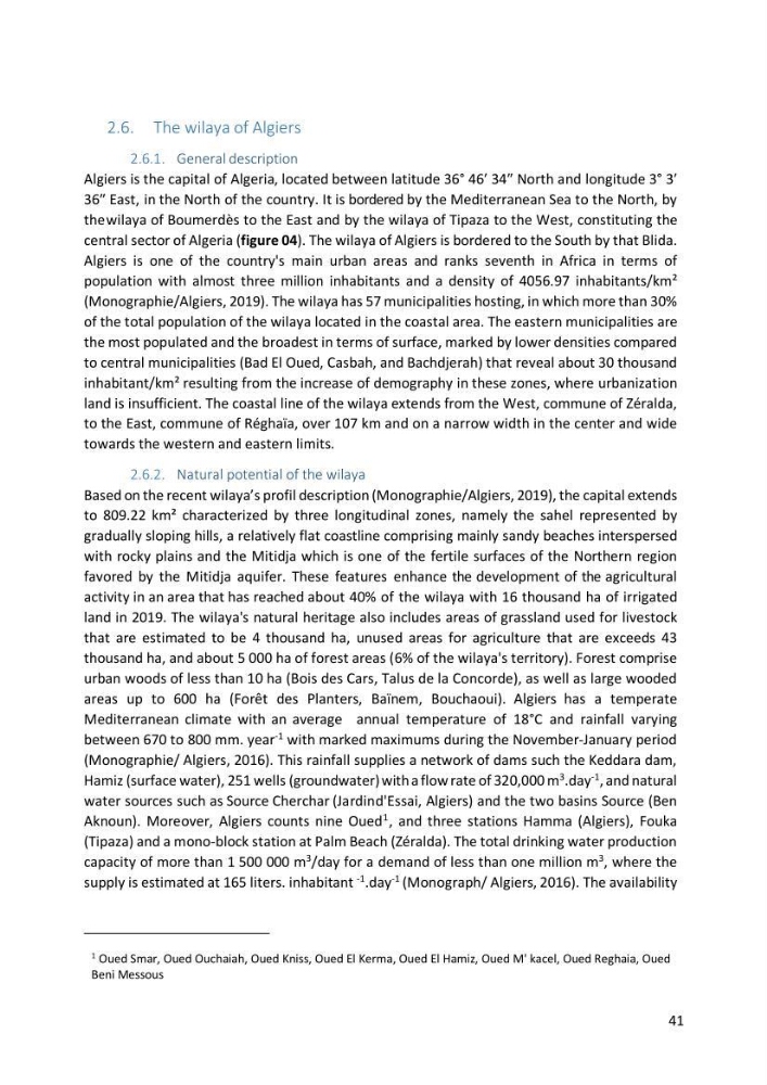 Algerian coastal and marine ecological footprint assessment: feasibility and constraints