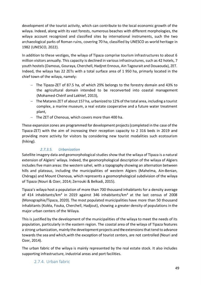 Algerian coastal and marine ecological footprint assessment: feasibility and constraints