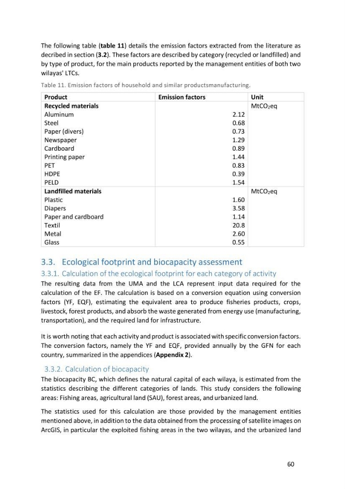 Algerian coastal and marine ecological footprint assessment: feasibility and constraints