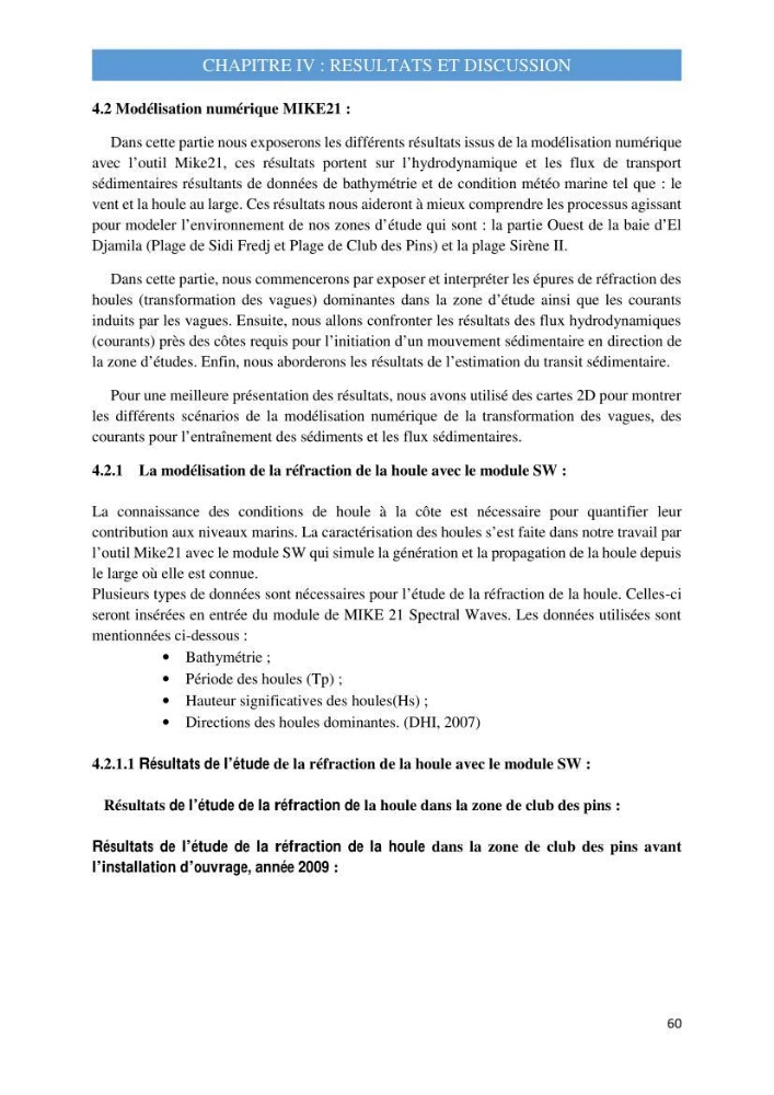 Influence des ouvrages portuaires et de protection sur l\'équilibre du littoral centre Algerien
