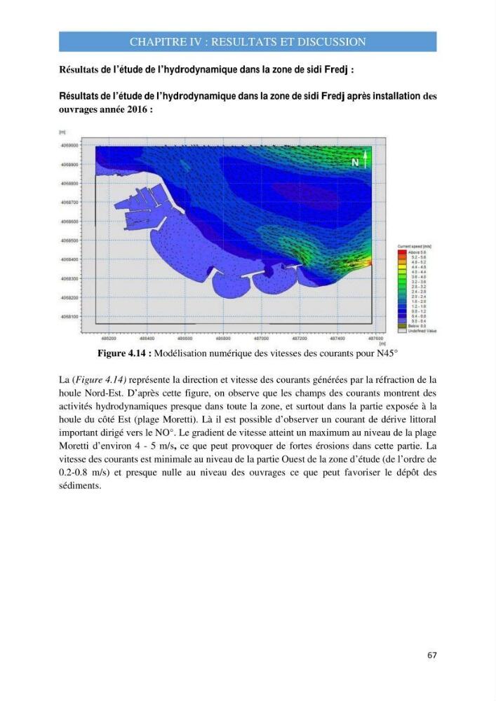 Influence des ouvrages portuaires et de protection sur l\'équilibre du littoral centre Algerien