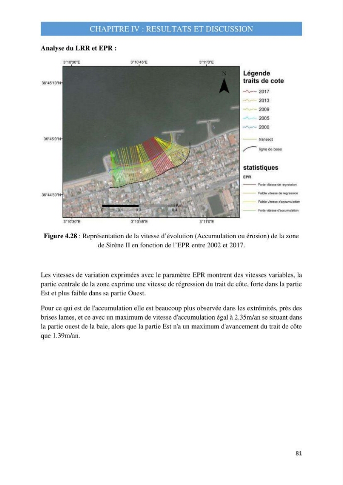 Influence des ouvrages portuaires et de protection sur l\'équilibre du littoral centre Algerien