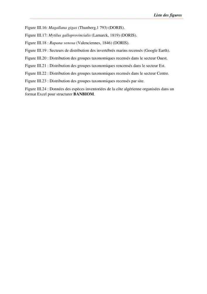 Mise en évidence de la faune marine d’intérêt biotechnologique de la côte algérienne.: