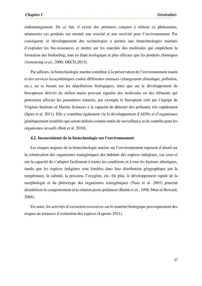 Mise en évidence de la faune marine d’intérêt biotechnologique de la côte algérienne.: