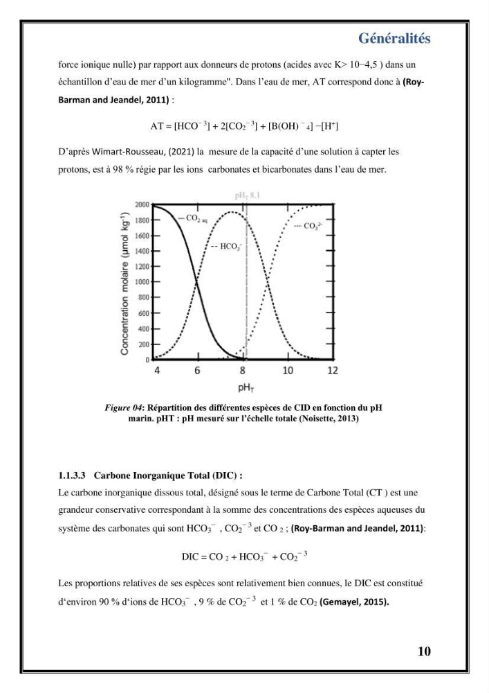 Contribution à l’étude du cycle annuel des flux air-mer en CO2 et l’évaluation de l’état de l’eutrophisation dans la baie de Bou Ismail