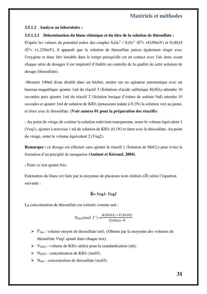 Contribution à l’étude du cycle annuel des flux air-mer en CO2 et l’évaluation de l’état de l’eutrophisation dans la baie de Bou Ismail