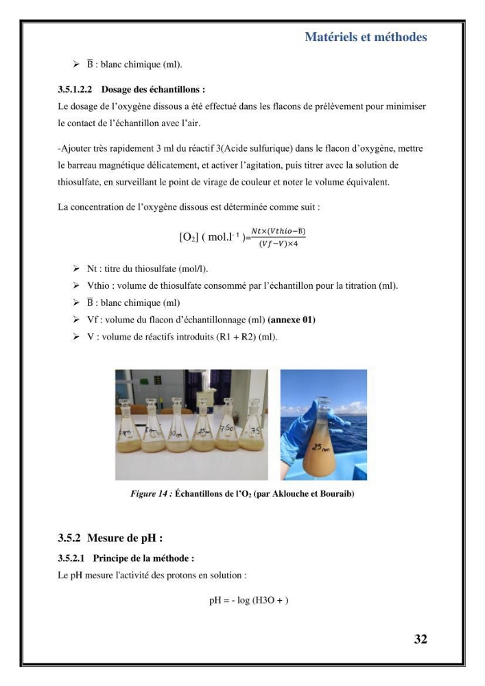 Contribution à l’étude du cycle annuel des flux air-mer en CO2 et l’évaluation de l’état de l’eutrophisation dans la baie de Bou Ismail