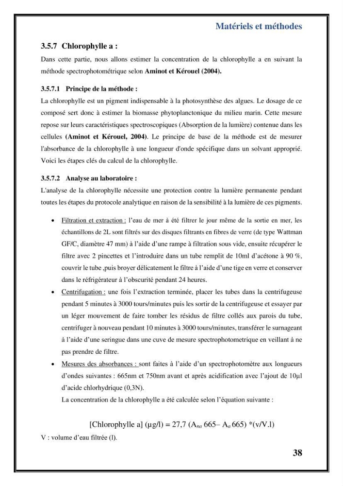 Contribution à l’étude du cycle annuel des flux air-mer en CO2 et l’évaluation de l’état de l’eutrophisation dans la baie de Bou Ismail