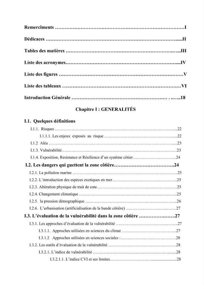 Apport de la variable socio-économique sur l\'évaluation de la vullnérabilité côtière: cas la baie d\'Alger