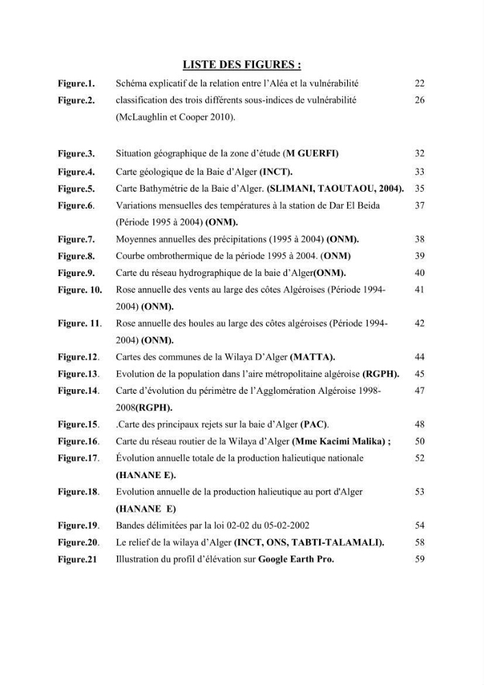 Apport de la variable socio-économique sur l\'évaluation de la vullnérabilité côtière: cas la baie d\'Alger
