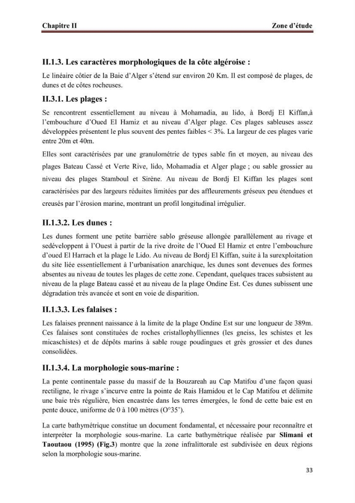 Apport de la variable socio-économique sur l\'évaluation de la vullnérabilité côtière: cas la baie d\'Alger