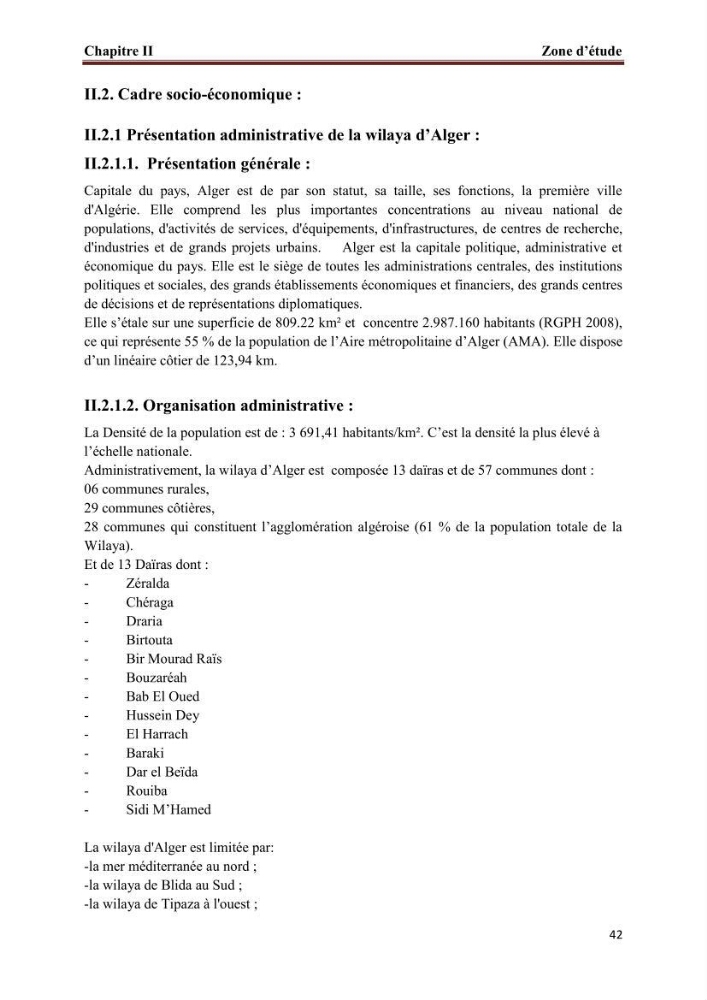 Apport de la variable socio-économique sur l\'évaluation de la vullnérabilité côtière: cas la baie d\'Alger