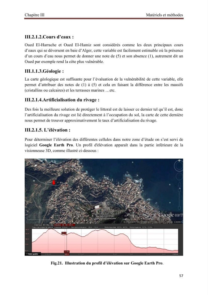Apport de la variable socio-économique sur l\'évaluation de la vullnérabilité côtière: cas la baie d\'Alger