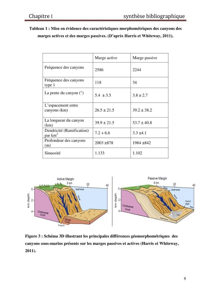 Processus d’initiation et d’évolution des canyons sous-marins le long de la marge continental du Golf de Bejaia