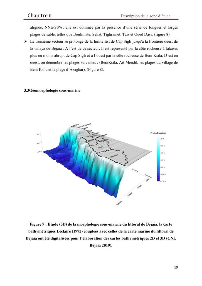 Processus d’initiation et d’évolution des canyons sous-marins le long de la marge continental du Golf de Bejaia