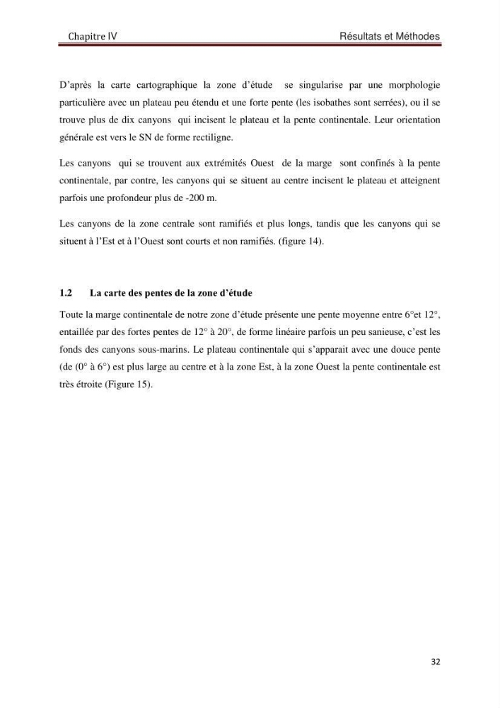 Processus d’initiation et d’évolution des canyons sous-marins le long de la marge continental du Golf de Bejaia