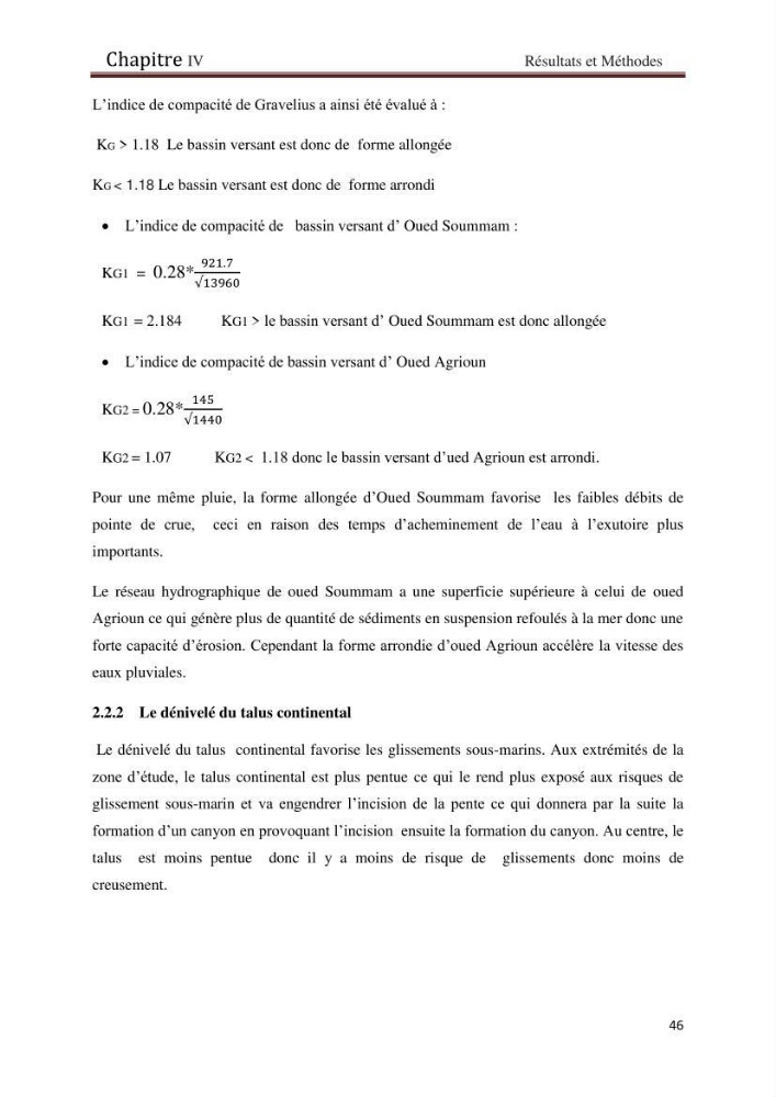 Processus d’initiation et d’évolution des canyons sous-marins le long de la marge continental du Golf de Bejaia