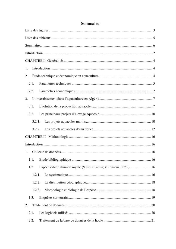 Etude de faisabilité technico-économique d’une ferme