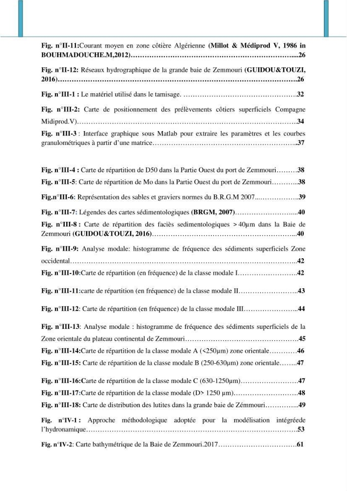 Processus mis en jeu dans l\'évolution morpho-dynamique de la baie de Zemmouri