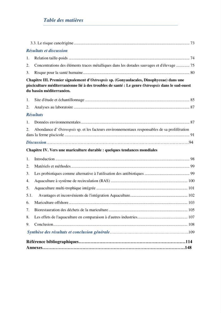Les interactions environnement -aqaculture : interaction environnementales et optimisation des systemes de production piscicole marine
