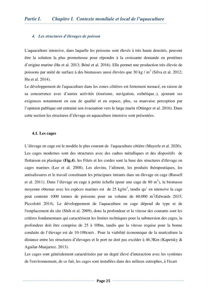 Les interactions environnement -aqaculture : interaction environnementales et optimisation des systemes de production piscicole marine