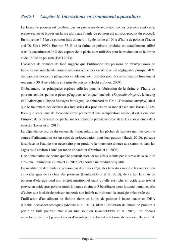 Les interactions environnement -aqaculture : interaction environnementales et optimisation des systemes de production piscicole marine