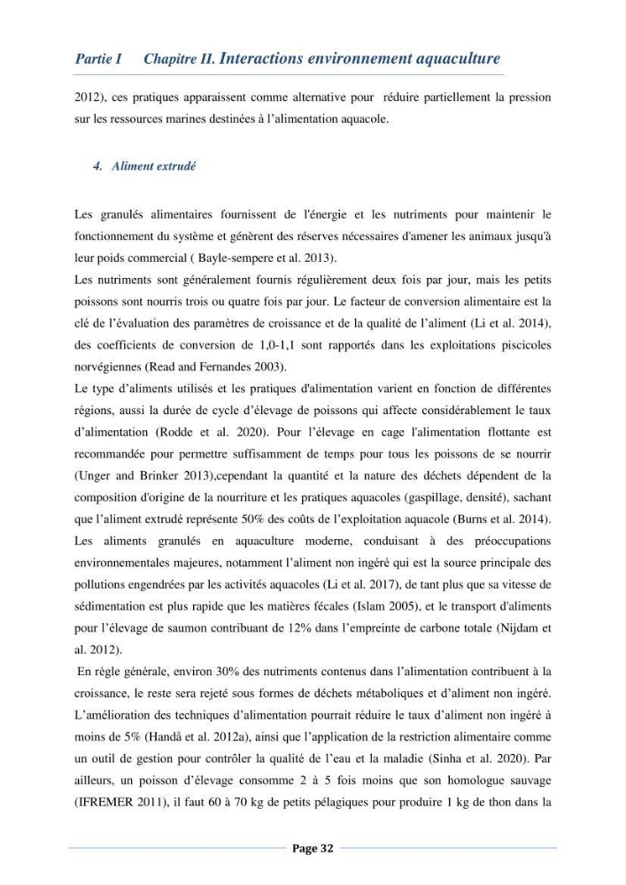 Les interactions environnement -aqaculture : interaction environnementales et optimisation des systemes de production piscicole marine
