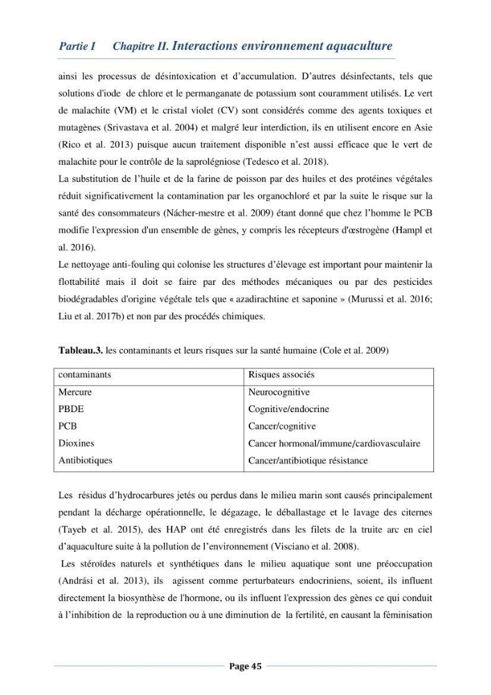 Les interactions environnement -aqaculture : interaction environnementales et optimisation des systemes de production piscicole marine