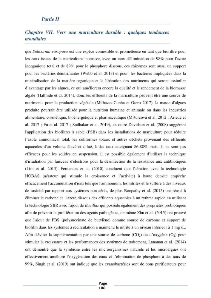 Les interactions environnement -aqaculture : interaction environnementales et optimisation des systemes de production piscicole marine